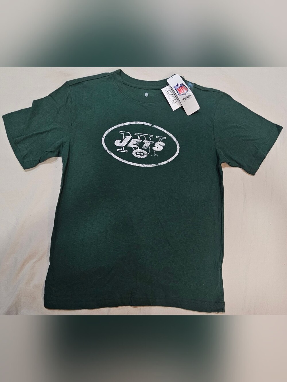 The Childrens Place NFL New York Jets Green Logo T-Shirt Youth Large 10/12